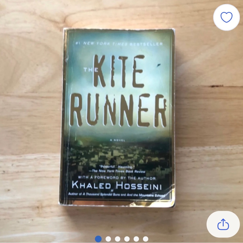 The Kite Runner by Khaled Hosseini Novel Book